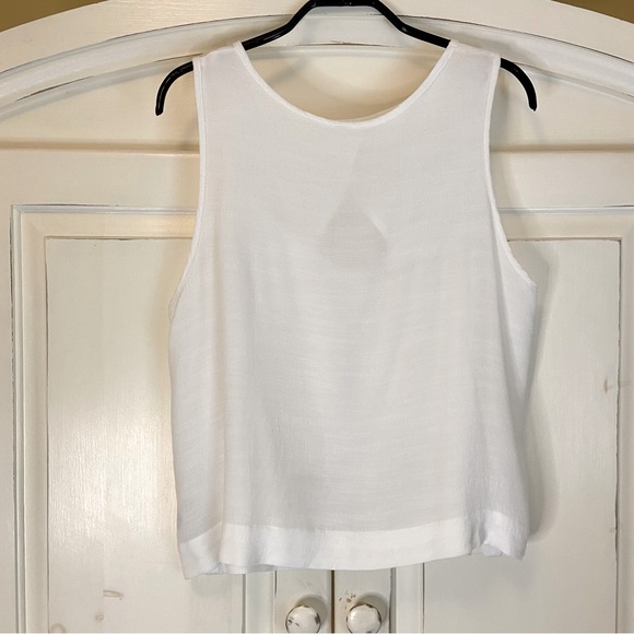Free People Look Through Keyhole Tank Top in White - Picture 6 of 9